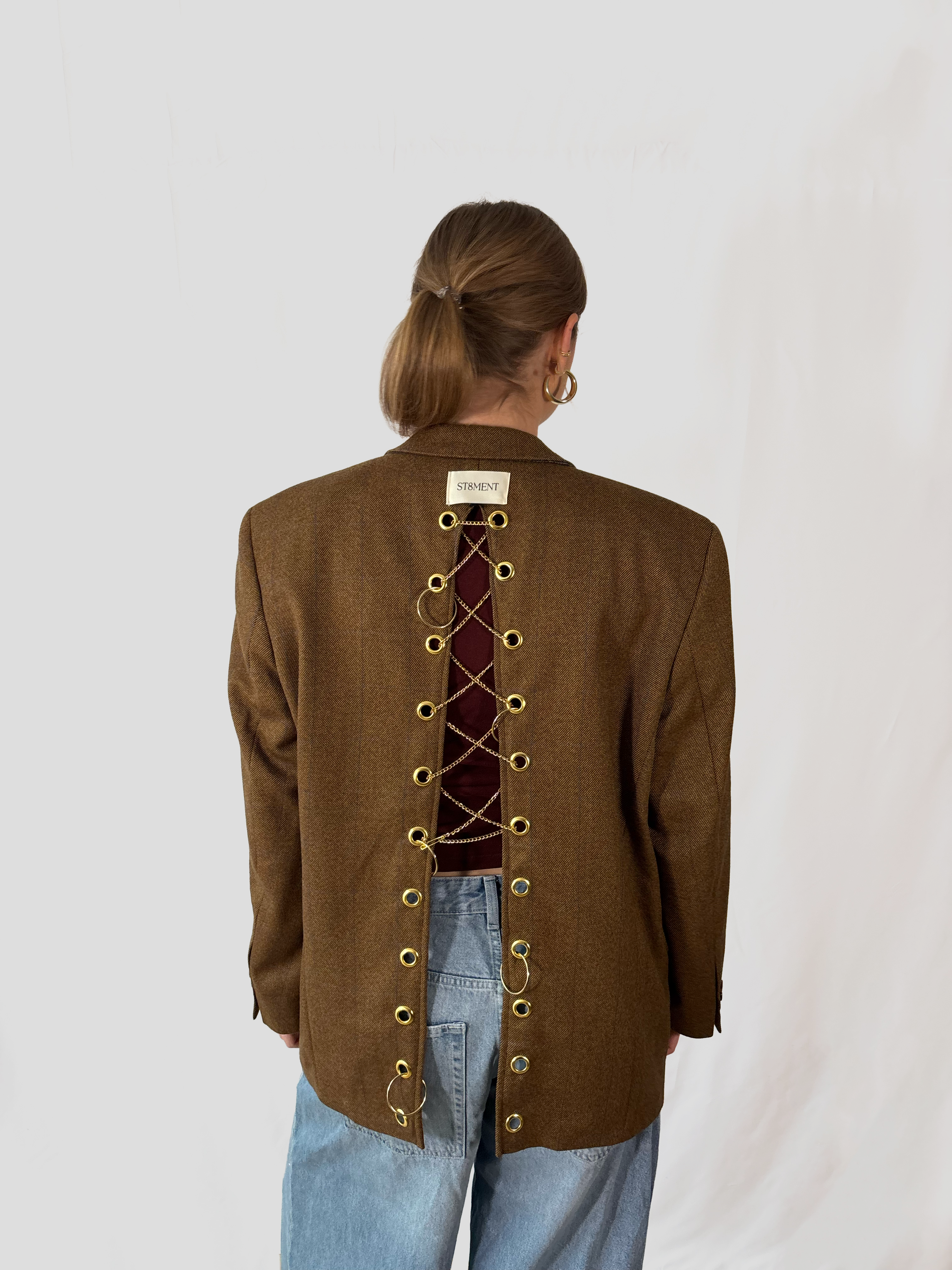 Open rug blazer