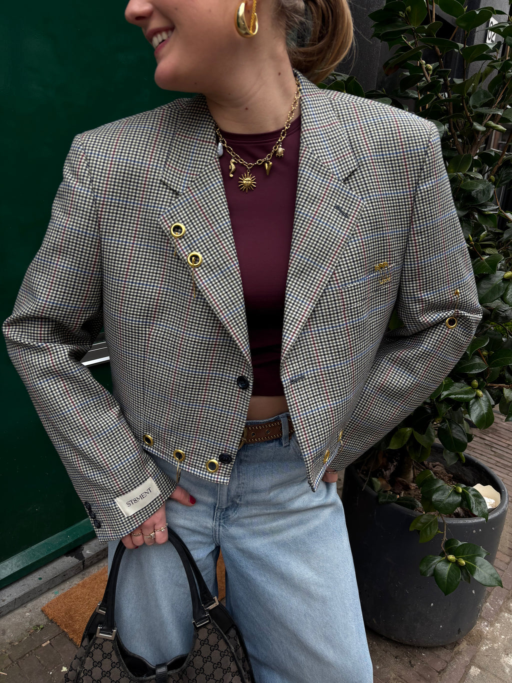 Cropped blazer