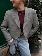 Cropped blazer