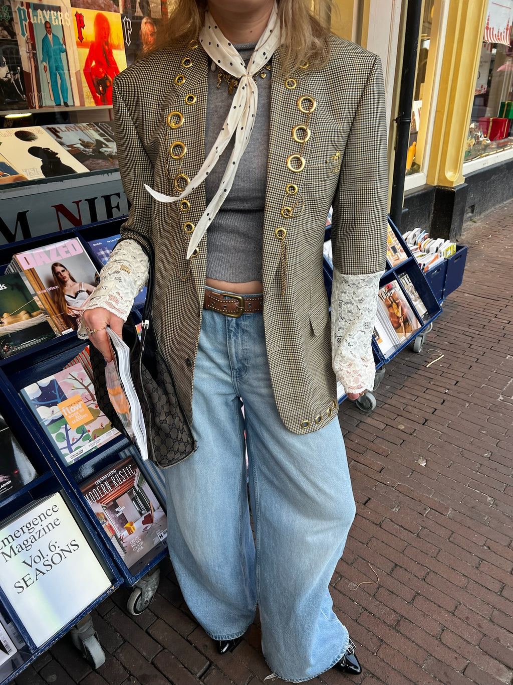 Lacy blazer