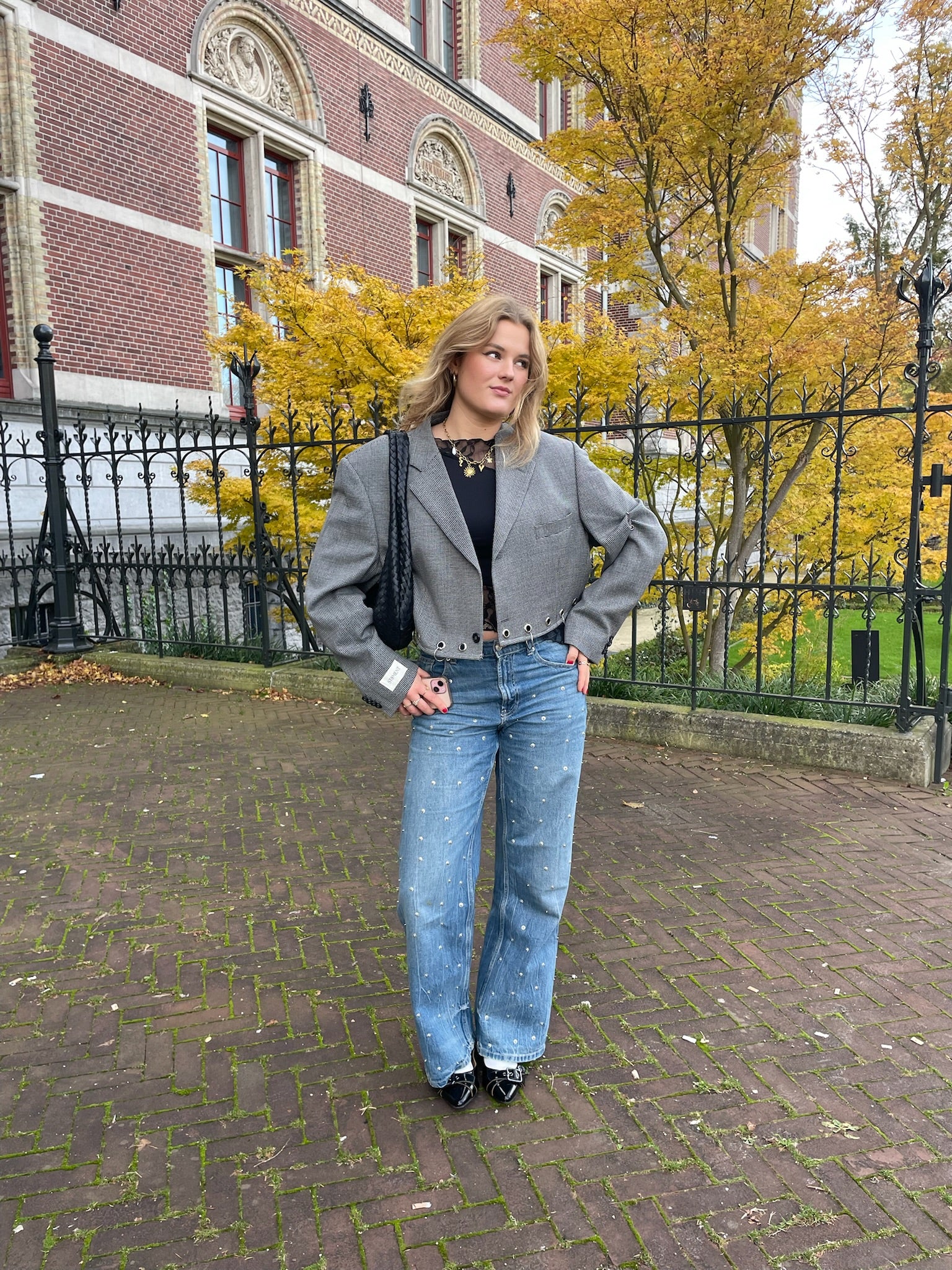 Cropped Parijs blazer